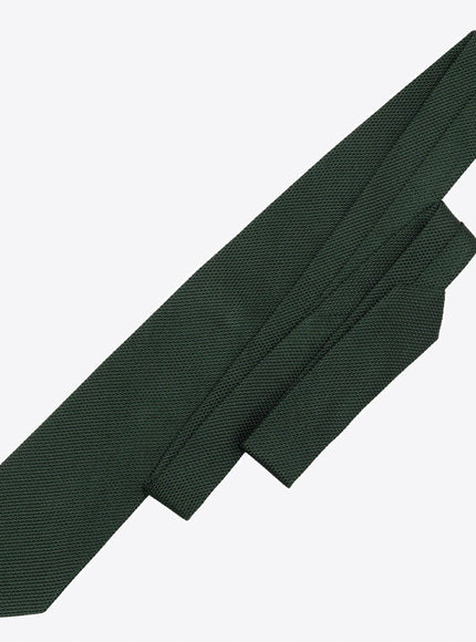 Elizabetta Foresta Silk Grenadine Tie, worn styling