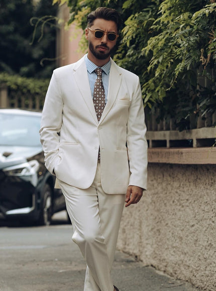 Elizabetta Antinori Printed Silk Tie - Brown