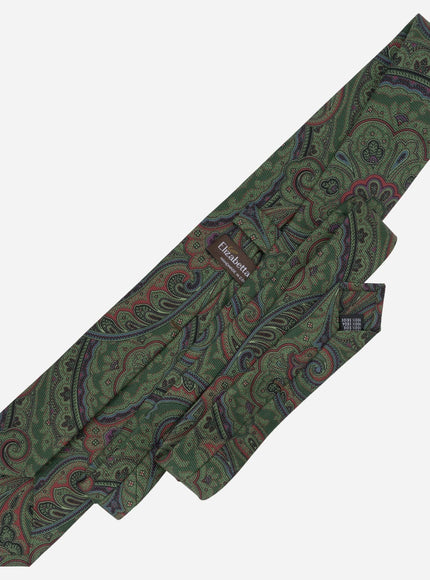 Elizabetta Cosimo Printed Madder Silk Tie