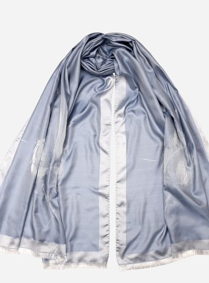 Elizabetta Fortuna Silk Shawl - Sky Blue