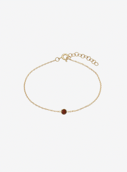 Zoe Lev Birthstone Bezel Bracelet