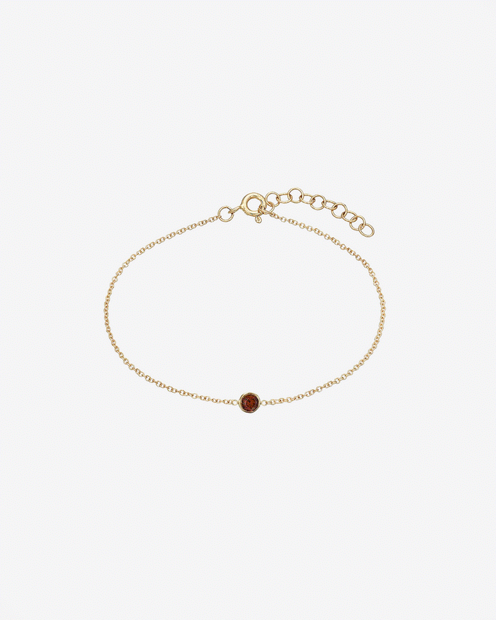 Zoe Lev Birthstone Bezel Bracelet
