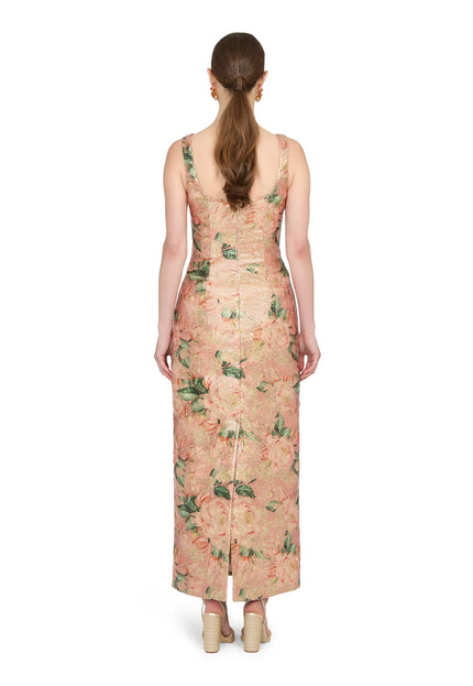 Anne Barge Alba Scoop Neck Sequin Evening Gown