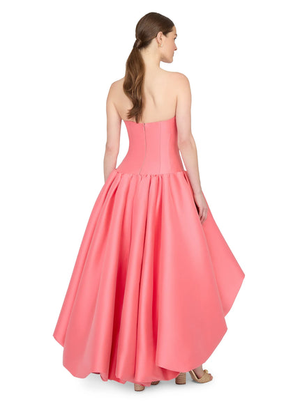 Anne Barge Consuelo Strapless Drop Waist Evening Gown