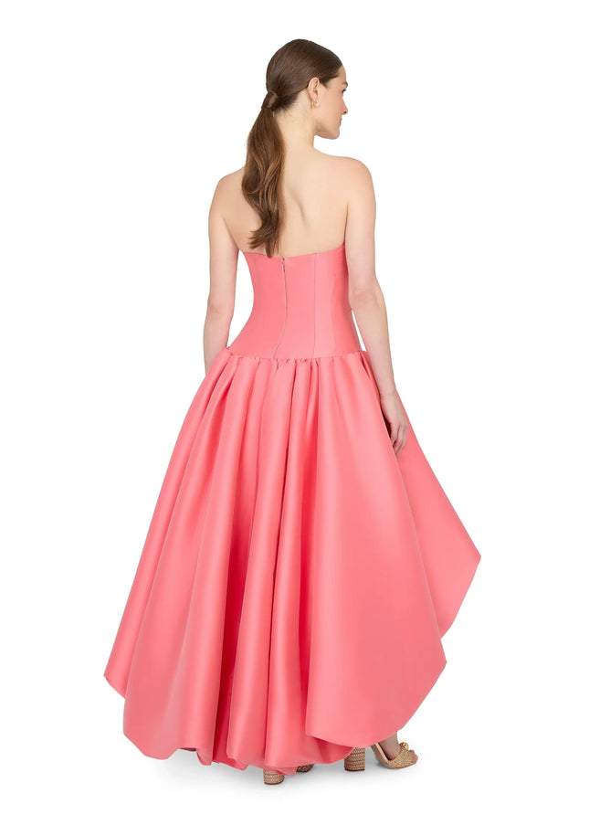 Anne Barge Consuelo Strapless Drop Waist Evening Gown