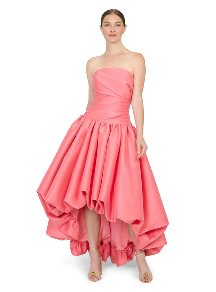Anne Barge Consuelo Strapless Drop Waist Evening Gown