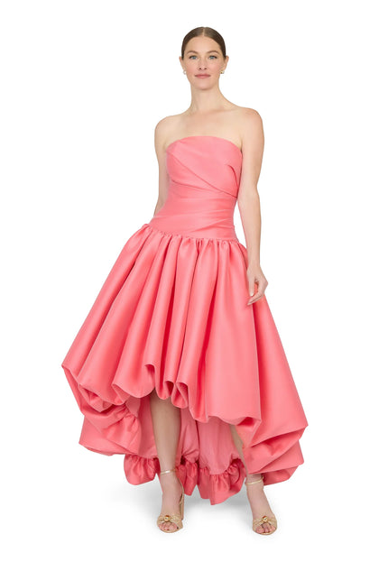 Anne Barge Consuelo Strapless Drop Waist Evening Gown