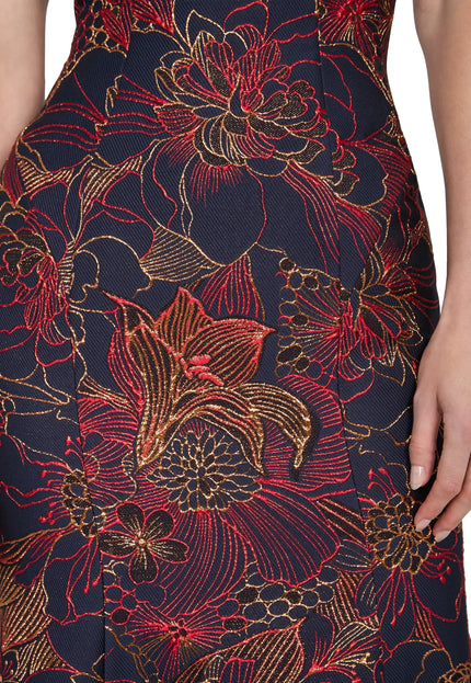 Anne Barge Esperanza Strapless Filigree Jacquard Gown