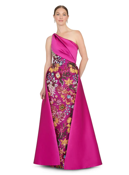 Anne Barge Black Label Josefina One Shoulder Gown