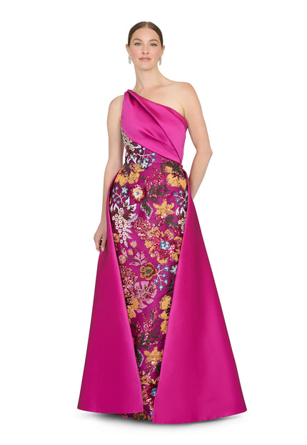 Anne Barge Black Label Josefina One Shoulder Gown