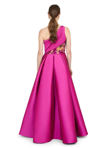 Anne Barge Black Label Josefina One Shoulder Gown