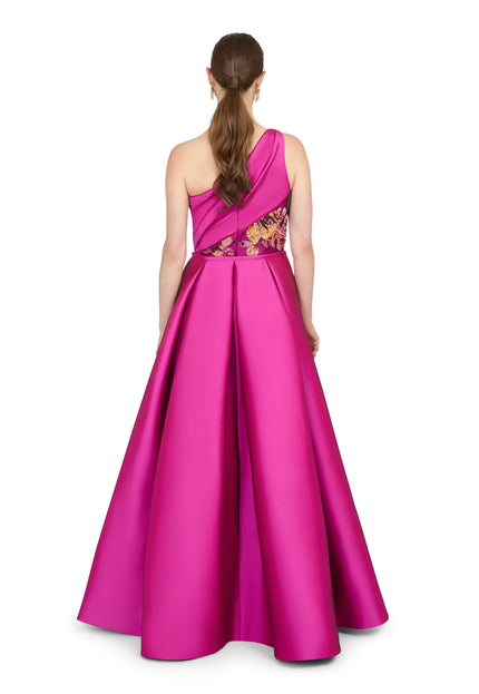 Anne Barge Black Label Josefina One Shoulder Gown