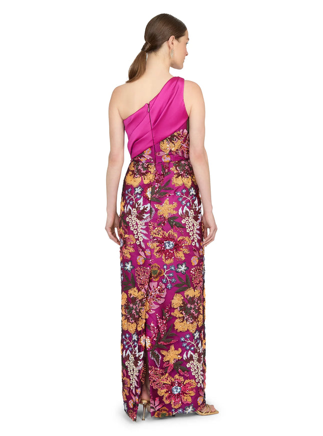 Anne Barge Black Label Josefina One Shoulder Gown