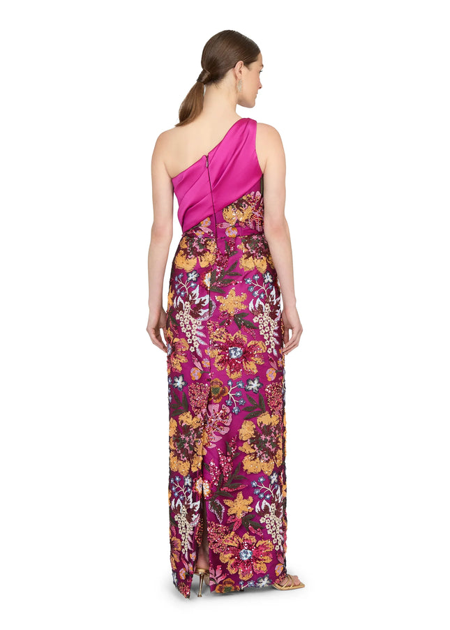 Anne Barge Black Label Josefina One Shoulder Gown