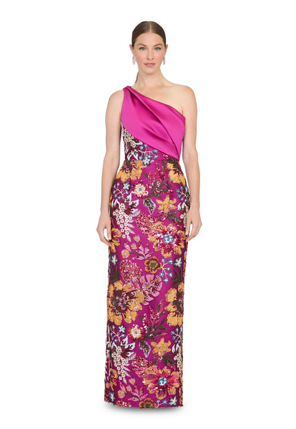 Anne Barge Black Label Josefina One Shoulder Gown