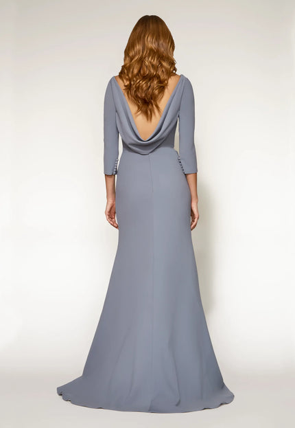 Anne Barge Chesney Stretch Crepe Column Gown