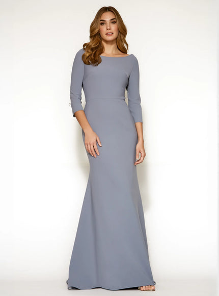 Anne Barge Chesney Stretch Crepe Column Gown