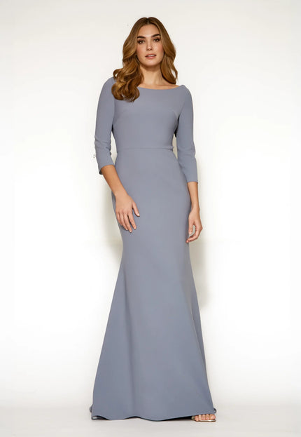 Anne Barge Chesney Stretch Crepe Column Gown