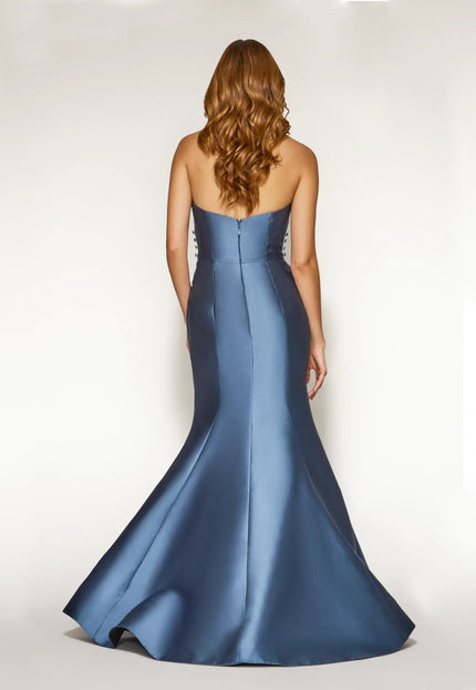 Anne Barge Jordyn Mikado Strapless Trumpet Gown
