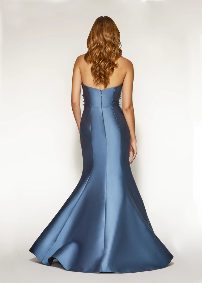 Anne Barge Jordyn Mikado Strapless Trumpet Gown