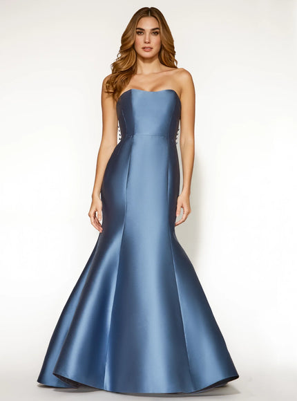 Anne Barge Jordyn Mikado Strapless Trumpet Gown