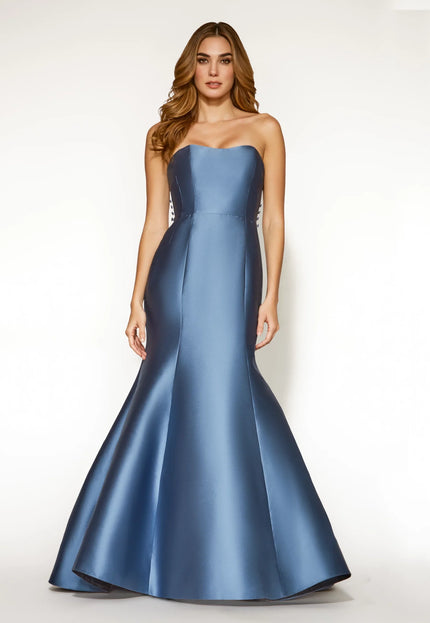Anne Barge Jordyn Mikado Strapless Trumpet Gown