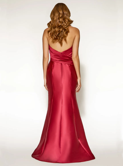 Anne Barge Remy Mikado Strapless A-Line Gown