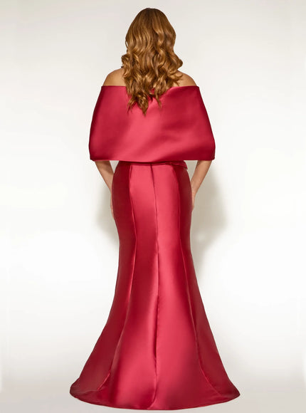 Anne Barge Remy Mikado Strapless A-Line Gown