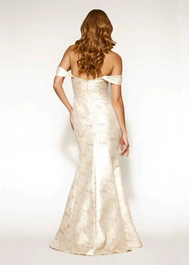 Anne Barge Sawyer Gown with Detachable Straps