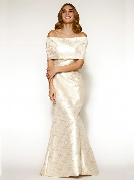 Anne Barge Sawyer Gown with Detachable Straps