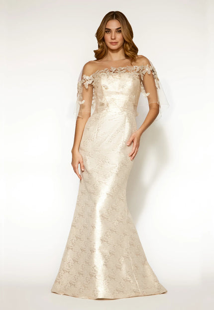 Anne Barge Sawyer Gown with Detachable Straps