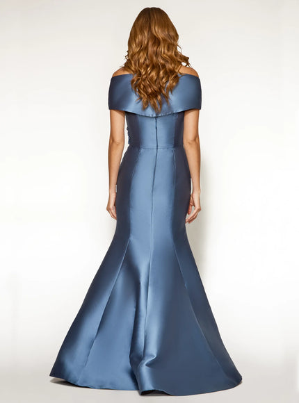 Anne Barge Jordyn Mikado Strapless Trumpet Gown