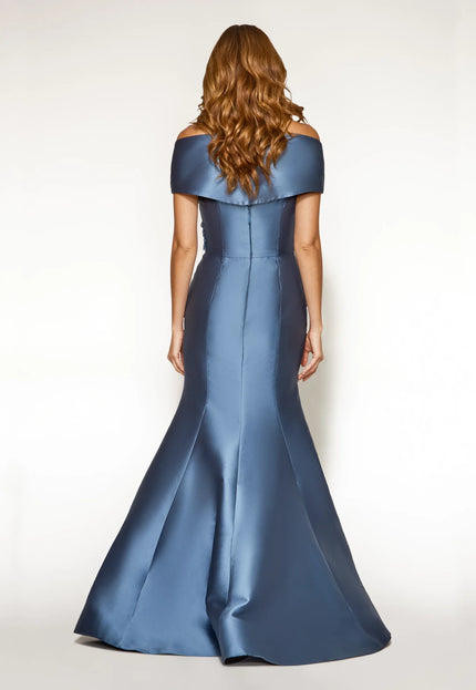 Anne Barge Jordyn Mikado Strapless Trumpet Gown