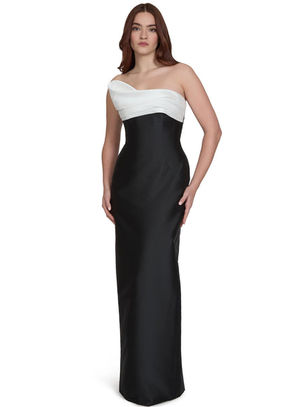 Anne Barge Black Label Coco evening gown full length view