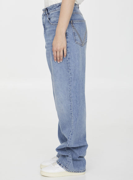 Bottega Veneta Blue Denim Jeans - Ellie Belle