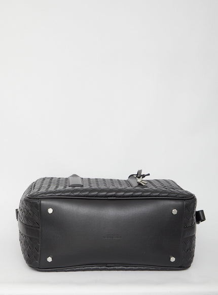 Bottega Veneta Leather Weekender Bag - Ellie Belle