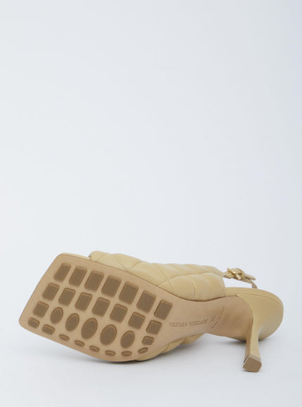 Bottega Veneta Padded Slingback Sandals - Ellie Belle