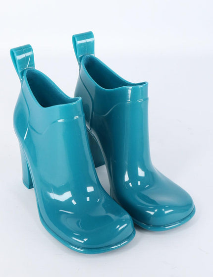 Bottega Veneta Shine Rubber Ankle Boots - Ellie Belle