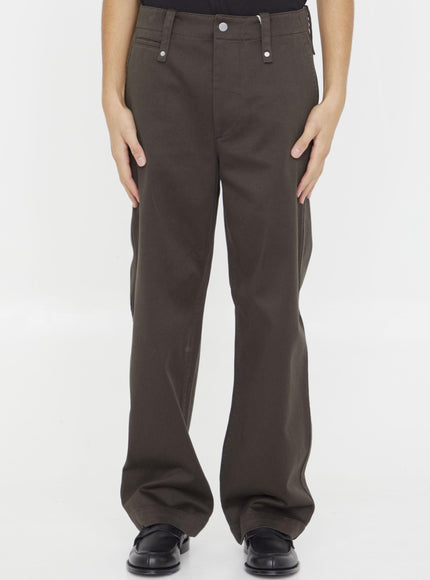 Burberry Baggy Pants In Cotton - Ellie Belle