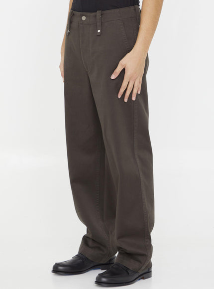 Burberry Baggy Pants In Cotton - Ellie Belle