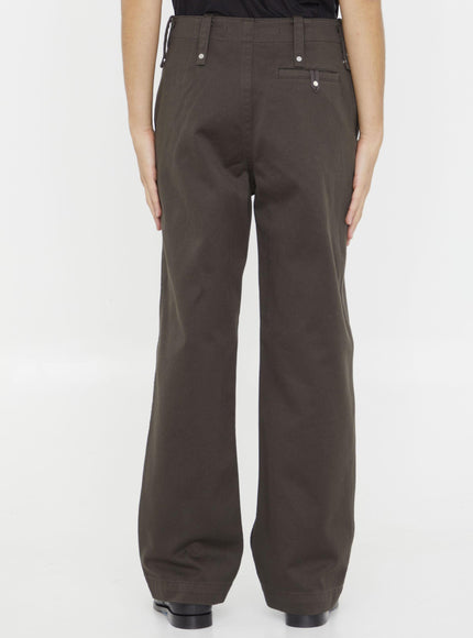 Burberry Baggy Pants In Cotton - Ellie Belle