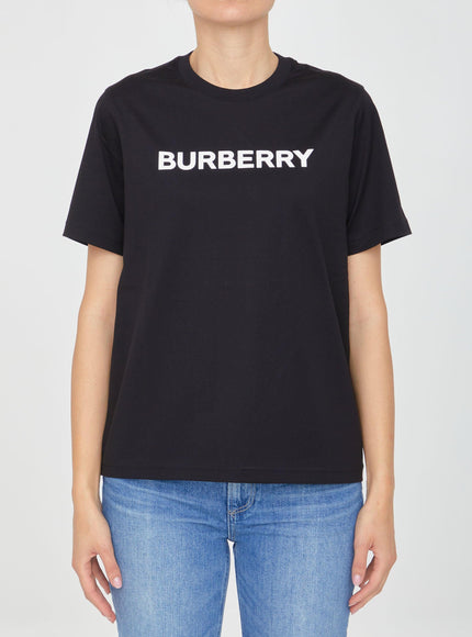 Burberry Black T-shirt With Logo - Ellie Belle