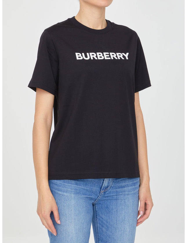 Burberry Black T-shirt With Logo - Ellie Belle
