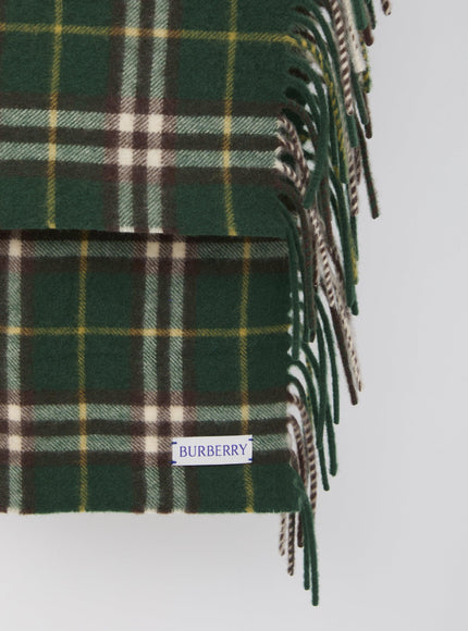 Burberry Cashmere Check Scarf - Ellie Belle