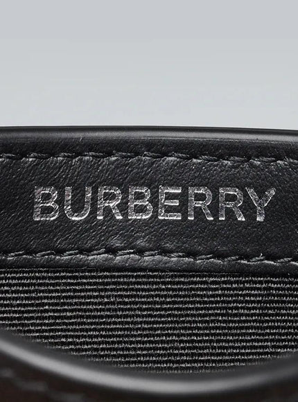 Burberry Chase Embossed Logo Leather Money Clip Wallet - Ellie Belle