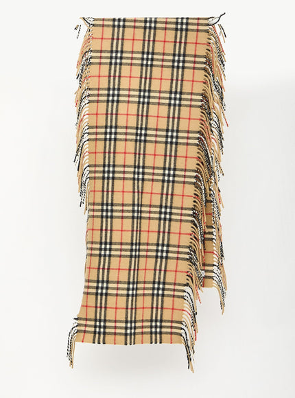 Burberry Check Cashmere Scarf - Ellie Belle