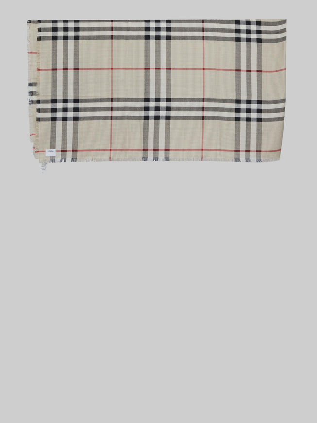 Burberry Check Motif Scarf - Ellie Belle