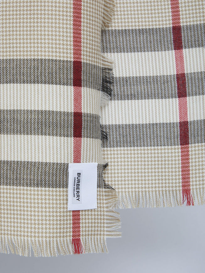 Burberry Check Motif Scarf - Ellie Belle