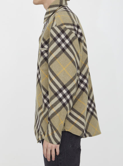 Burberry Check Wool Shirt - Ellie Belle