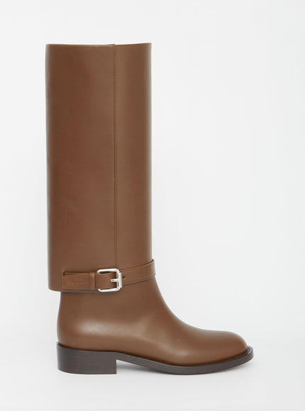 Burberry Leather Boots - Ellie Belle